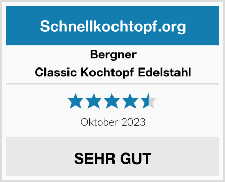 Bergner Classic Kochtopf Edelstahl Test