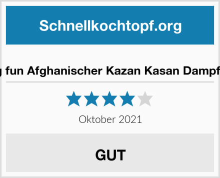  4Big fun Afghanischer Kazan Kasan Dampftopf Test