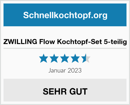  ZWILLING Flow Kochtopf-Set 5-teilig Test