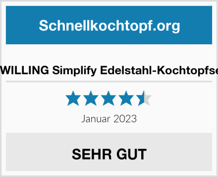  ZWILLING Simplify Edelstahl-Kochtopfset Test