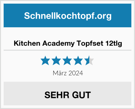  Kitchen Academy Topfset 12tlg Test