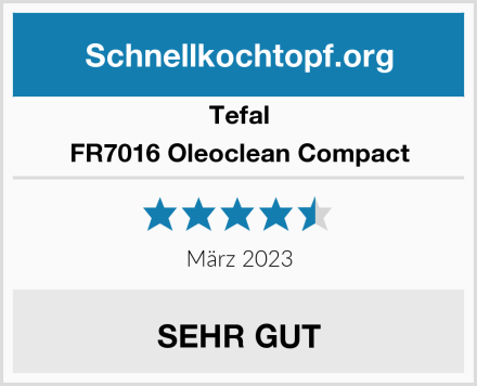 Tefal FR7016 Oleoclean Compact Test